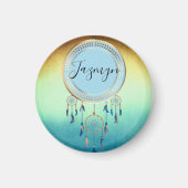 Mystical Chic Personalisiert Dreamcatcher Magnet (Vorne)