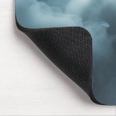 Mystical Cloud Smoke Mouse Pad - Dark Blue Dreamy Mousepad (Ecke)