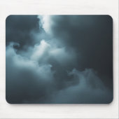 Mystical Cloud Smoke Mouse Pad - Dark Blue Dreamy Mousepad (Vorne)