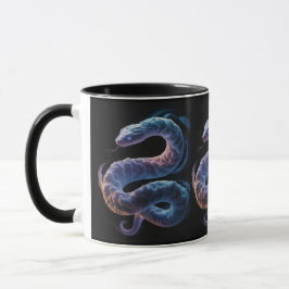 Mystical Cloud Snake Sketch Tasse