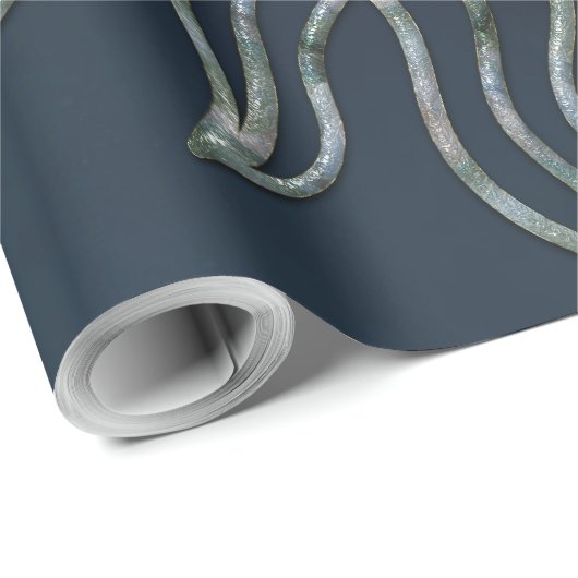 Mystical connection,  mystical woman and the lion. geschenkpapier (Rolleneckpunkt)