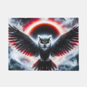 Mystical Cosmic Celestial Owl Fußmatte (Vorderseite)