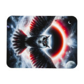 Mystical Cosmic Celestial Owl Magnet (Horizontal)