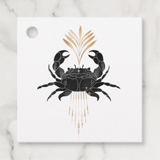 Mystical Cosmic Nautical Beach Geschenkanhänger (Vorderseite)