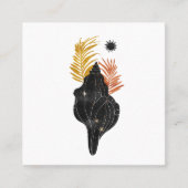 Mystical Cosmic Nautical Quadratische Visitenkarte (Vorderseite)