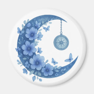 Mystical Crescent Moon Magnet