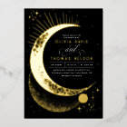 Mystical Crescent Moon Starry Night Boho Wedding