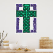 Mystical Cross-Print Poster (Küche)