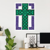 Mystical Cross-Print Poster (Heimbüro)