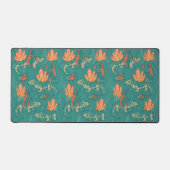 Mystical Crystal-Backed Lizard and Rider Schreibtischunterlage (Vorderseite)