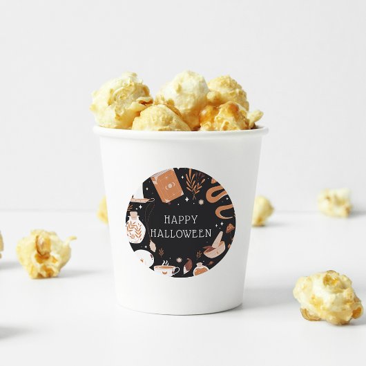 Mystical Crystal Boho Halloween Runder Aufkleber