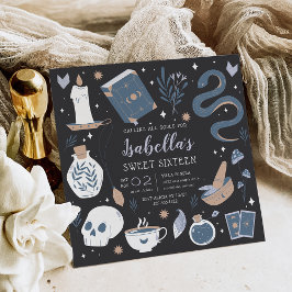 Mystical Crystal Fortune Teller 16 . Geburtstag Einladung