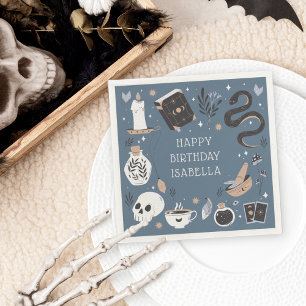 Mystical Crystal Fortune Teller Birthday Party Serviette