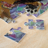 Mystical Crystal Lion Painting "New Worlds" Jigsa Puzzle (Seite)