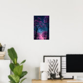 Mystical Dark Silhouette Mobile Wallpaper Poster (Heimbüro)