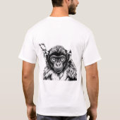 Mystical Douroucouli Night Sky T-Shirt (Rückseite)