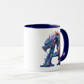 Mystical Dragon Alphabet - Buchstabe A Tasse (VorderseiteRechts)
