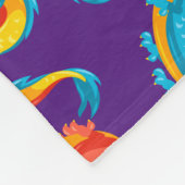 Mystical Dragon Blanket für Fantasy Liebhaber Fleecedecke (Ecke)
