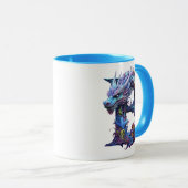 Mystical Dragon - Buchstabe B Tasse (VorderseiteRechts)