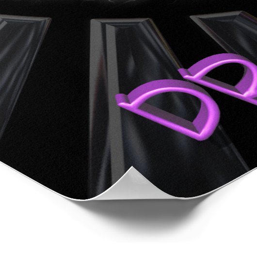 Mystical Dragon Eye Poster (Ecke)