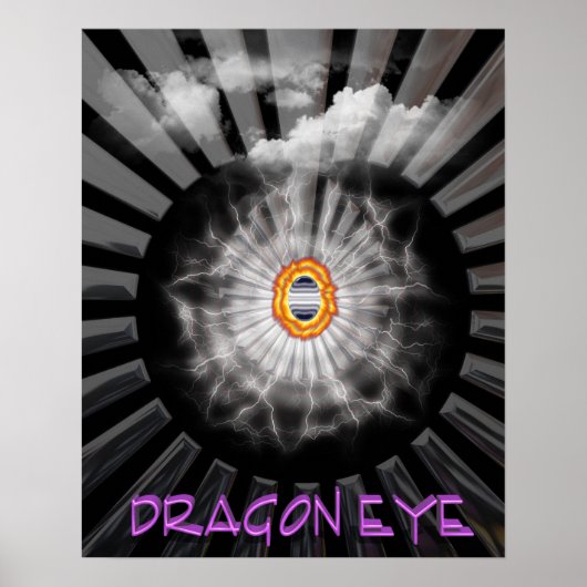 Mystical Dragon Eye Poster (Vorne)