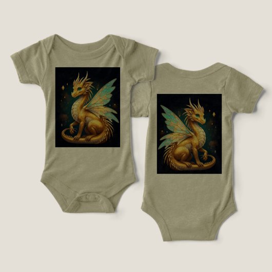 Mystical Dragon Hatchling (Design Vorderseite & Rückseite)