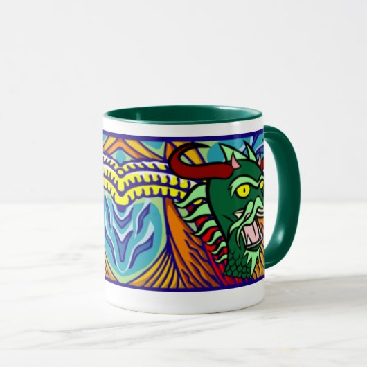 Mystical Dragon Tasse (VorderseiteRechts)