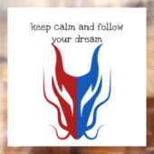 Mystical Dragoon Fantasy Fensteraufkleber (Blatt 2)