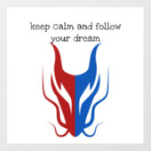 Mystical Dragoon Fantasy Fensteraufkleber (Blatt)