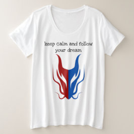 Mystical Dragoon Fantasy Große Größe T-Shirt