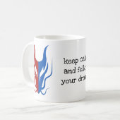Mystical Dragoon Fantasy Kaffeetasse (Vorderseite Links)