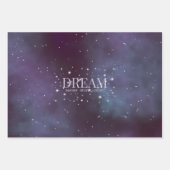Mystical Dream Dusty Violet Geschenkpapier Set (Vorderseite)