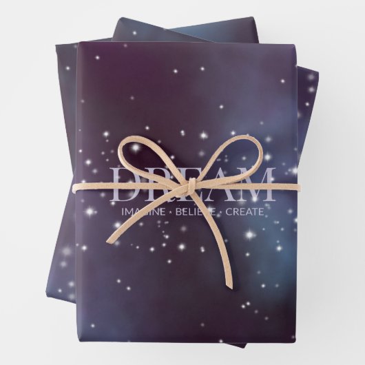 Mystical Dream Dusty Violet Geschenkpapier Set (Beispiel)