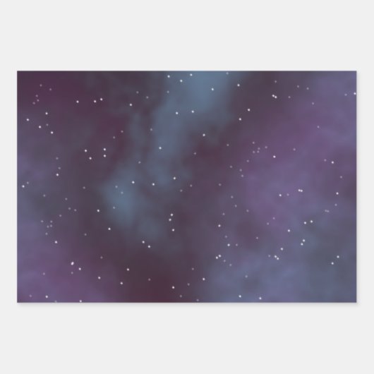 Mystical Dream Dusty Violet Geschenkpapier Set (Vorderseite 3)