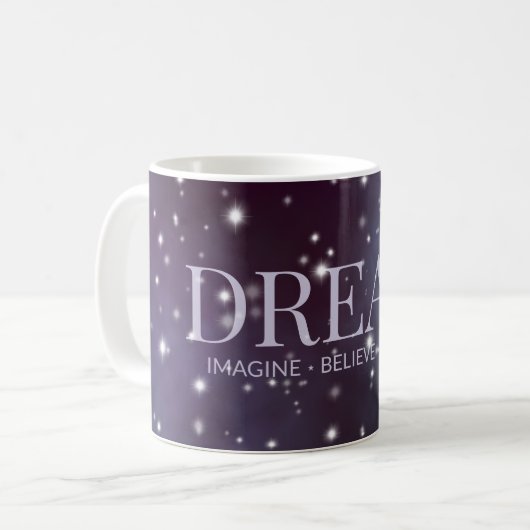 Mystical Dream Dusty Violet Kaffeetasse (Vorderseite Links)