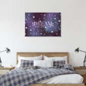 Mystical Dream Dusty Violet Leinwanddruck (Insitu (Schlafzimmer))