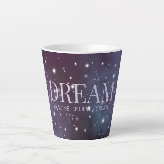 Mystical Dream Dusty Violet Milchtasse (Vorderseite)