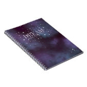 Mystical Dream Dusty Violet Notizblock (Rechte Seite)