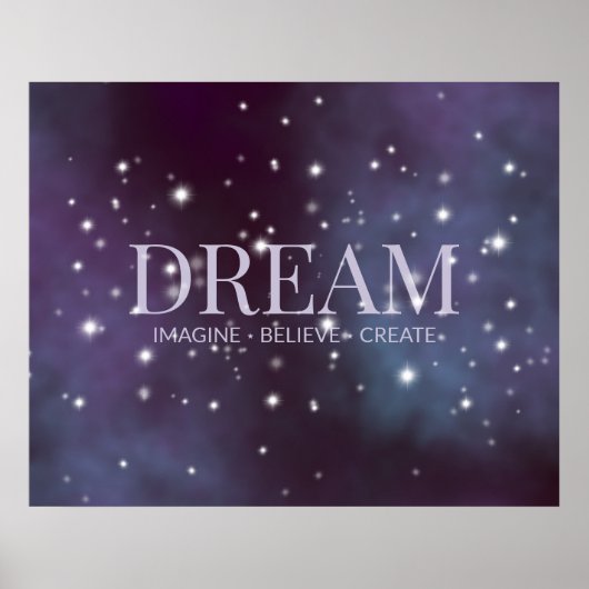 Mystical Dream Dusty Violet Poster (Vorne)