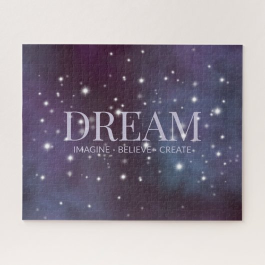 Mystical Dream Dusty Violet Puzzle (Horizontal)