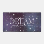 Mystical Dream Dusty Violet Schreibtischunterlage (Vorderseite)