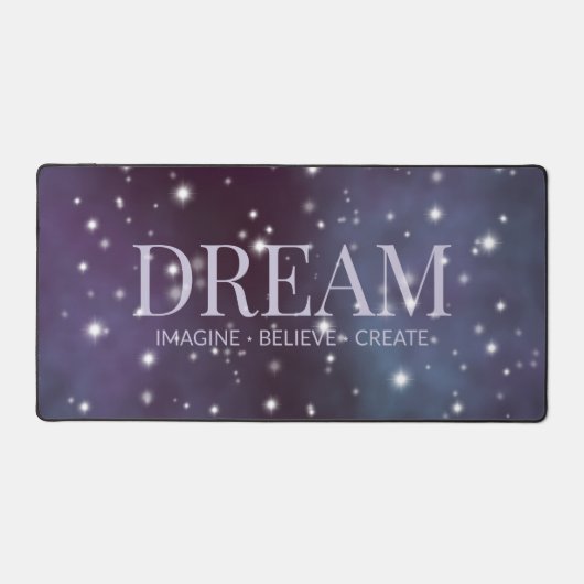Mystical Dream Dusty Violet Schreibtischunterlage (Vorderseite)