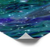 Mystical Dreamy Abstrakt Forest Poster (Ecke)