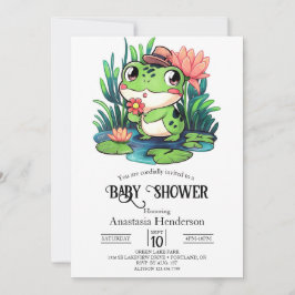 Mystical Dreamy Frog Baby Shower Einladung