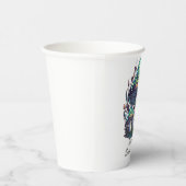 Mystical Dreamy Mushroom Baby Dusche Pappbecher (Rechts)