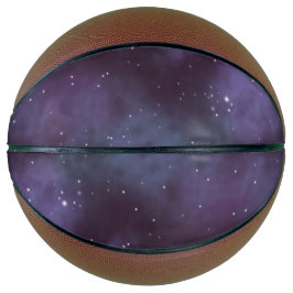 Mystical Dusty Violet Galaxy Basketball