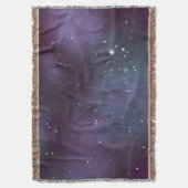 Mystical Dusty Violet Galaxy Decke (Vorderseite Vertikal)