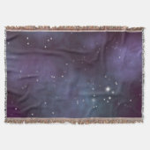 Mystical Dusty Violet Galaxy Decke (Vorderseite)