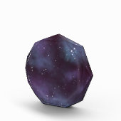 Mystical Dusty Violet Galaxy Fotoblock (Rechts)