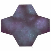 Mystical Dusty Violet Galaxy Fußball (Flach)